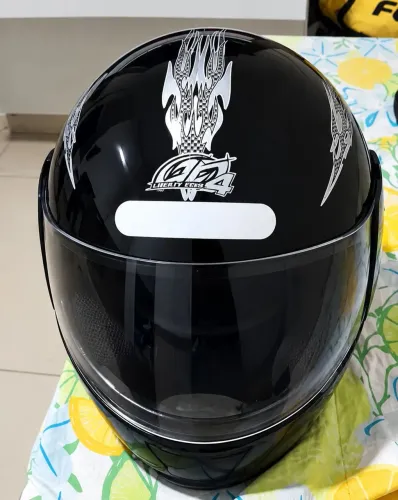 Capacete fechado pro tork viseira transparente - tamanho 56