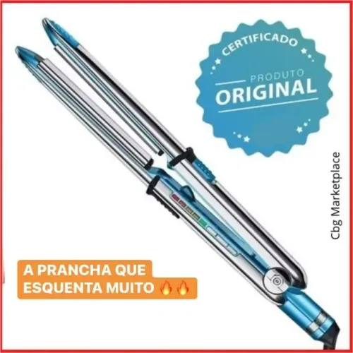 Prancha Babyliss Optima 3000 Alisa Faz Cachos 465°f By Roger Cor Azul
