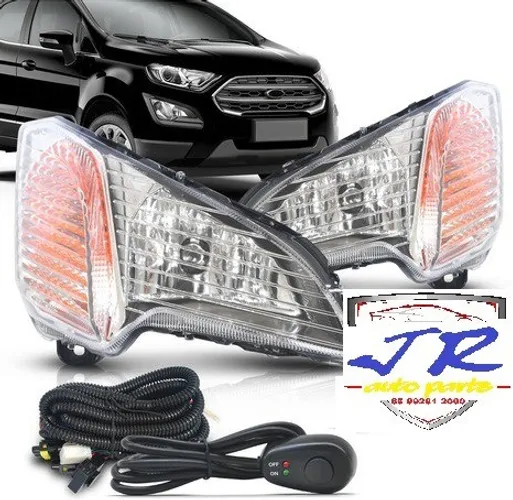 Kit Farol Milha Ford Ecosport 2018 2019 2020 Auxiliar Neblina