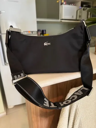 Bolsa Lacoste Preta original 