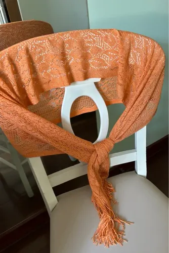 Echarpe de linha de seda 