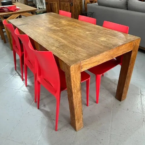 Mesa Rústica Modelo Mocha