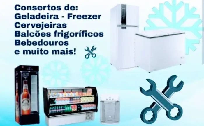 Conserto de Geladeiras, Freezers, Cervejeiras e ar condicionado.