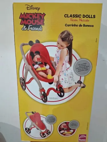 Carrinho de Boneca Mickey Mouse & Friends - Recém Nascido