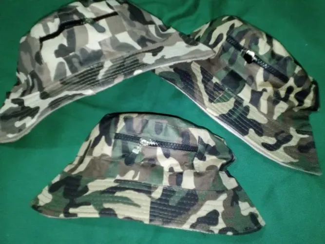Chapeu Camuflado masculino gringo feminino Praia Barraca de camping Floresta Trilha