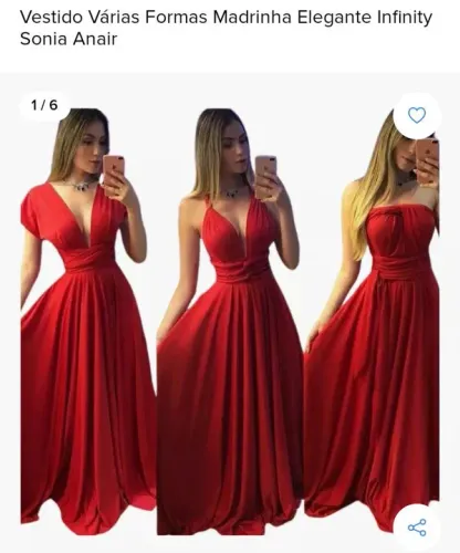 Vestido multiplas formas