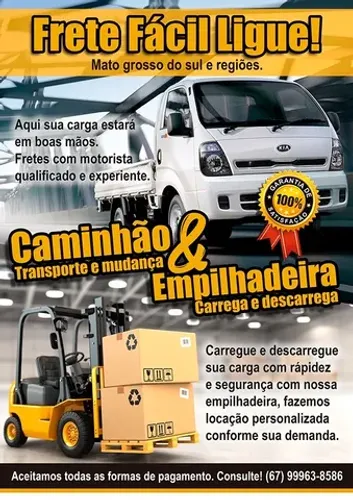 Empilhadeira e Caminhão (fretes)