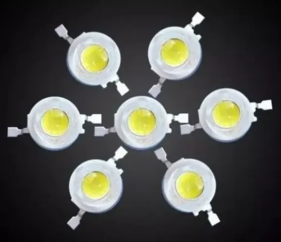 Led Chip Super Power 1w 3v Branco Frio 5 Unidades  Arduino Automação COD-CP26    obot