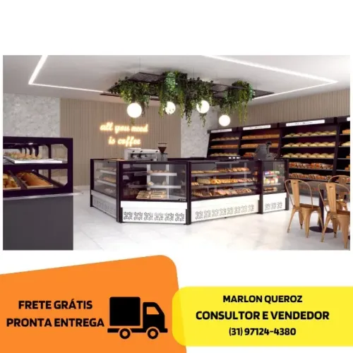 Balcao Expositor Refrigerado para lanchonete