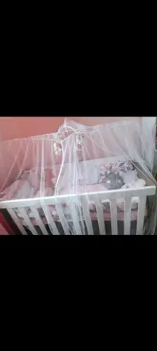 Mini Berço Branco SEM COLCHÃO