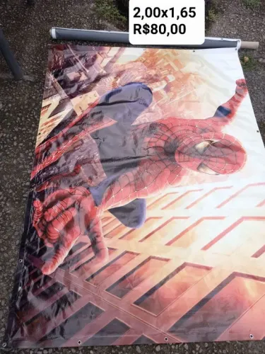 Banner do Homem Aranha 2,00x1,65