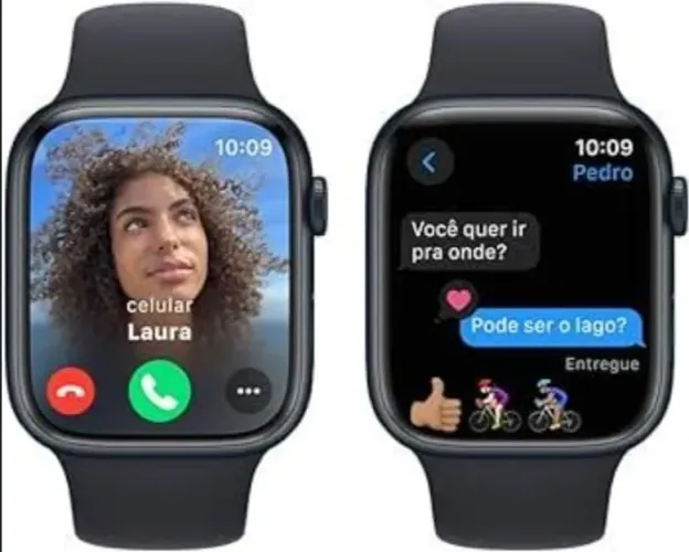 Apple Watch série 9 45 mm Preto | Lacrado Novo | Loja Fisica