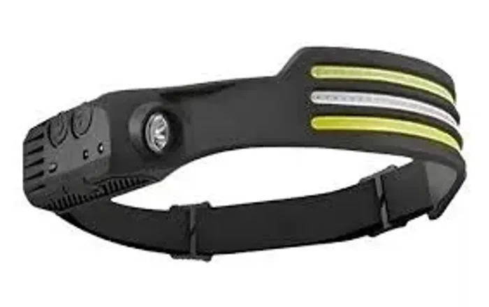 Farol de Led Lanterna com 3 Fitas Led Infravermelho Luz de Foco Recarregável AL-B1906