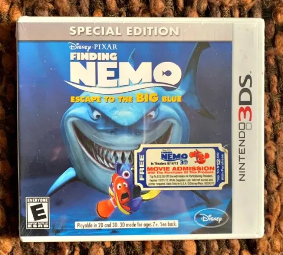 FINDING NEMO PROCURANDO NEMO DISNEY PIXAR NINTENDO 3DS NOVO ORIGINAL LACRADO OLX PAY
