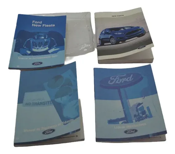 Kit Manual Proprietário Segurança Sync Fiesta 2014 Original