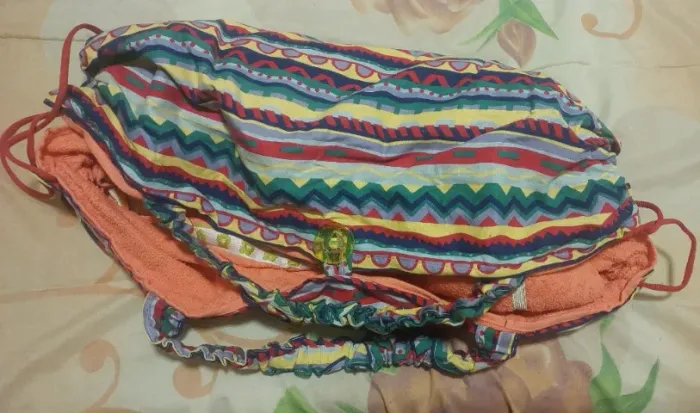 Bolsa toalha com acessorios