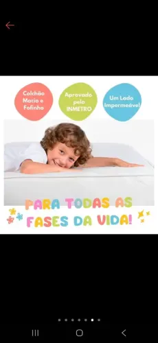 Colchão para berço padrão nacional