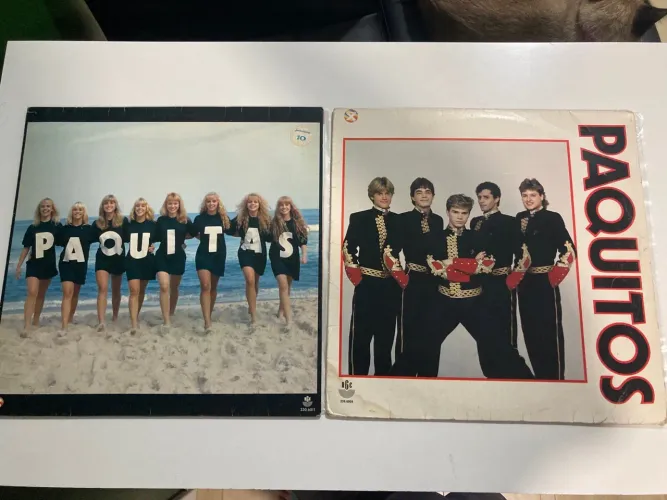 Discos de Vinil Paquitas e Paquitos 
