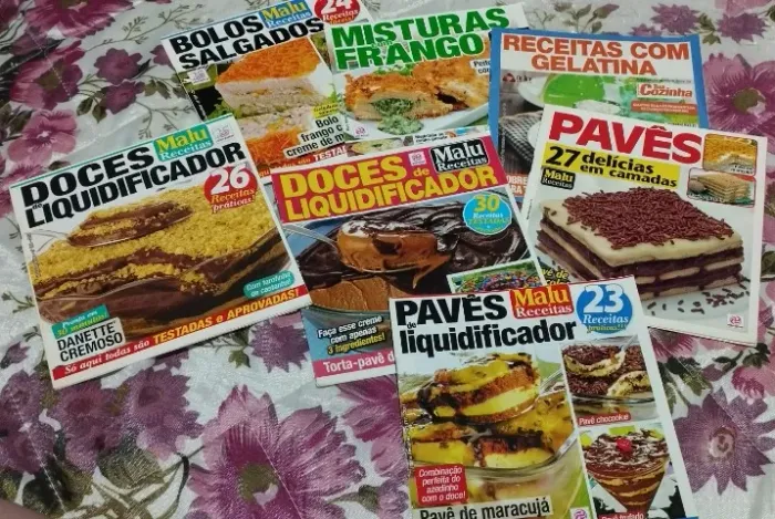 7 revistas de culinaria Guia da Cozinha (Lote12)