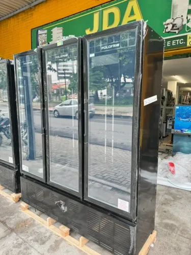 Balcão auto serviço 3 portas - linha mondrian - refrigerador - marca polofrio