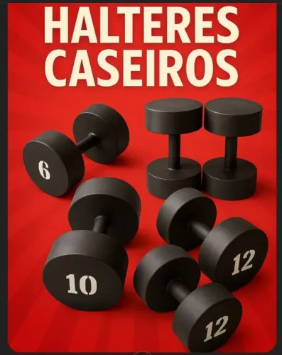 Halteres de Concreto Emborrachados 