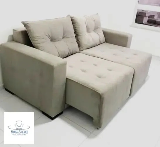 Sofá retrátil 2 lugares - Novo - Direto da fábrica