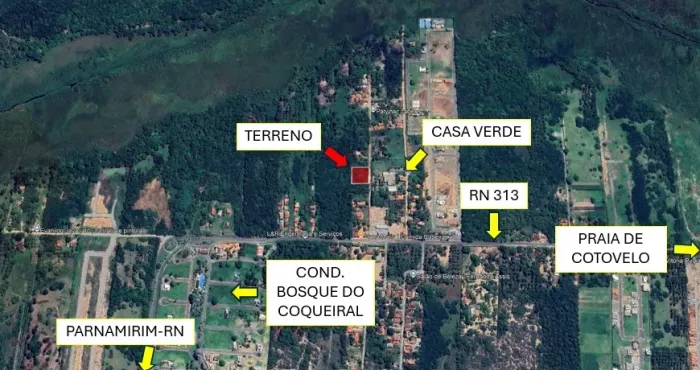 Terreno 2.208 m² em Pium/Nísia Floresta - 140 m do Posto Setta - Escriturado