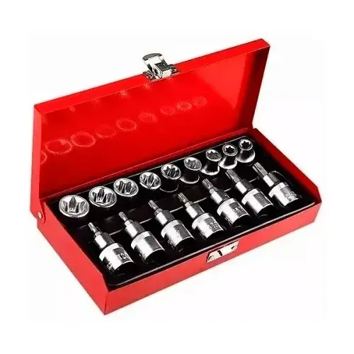 JOGO CHAVE SOQUETE TORX C/16PCS CRV LOTUS