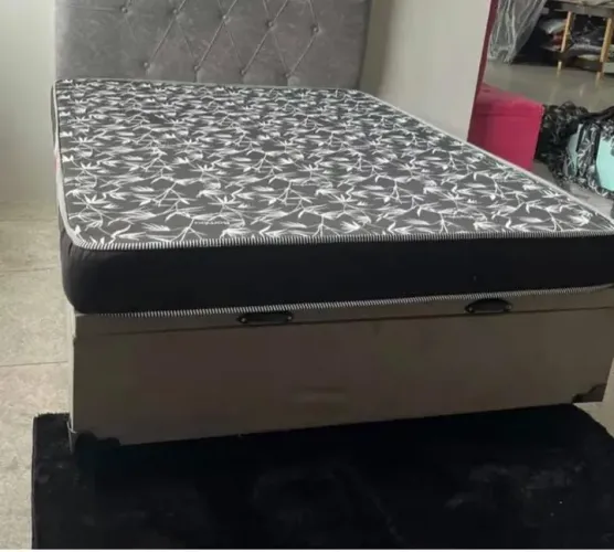 Cama Baú + Colchão Casal D20 