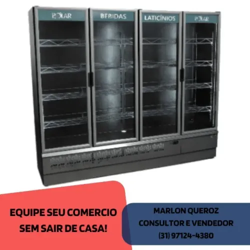 Refrigerador Expositor Vertical Polar 4 Portas EVP230 220V