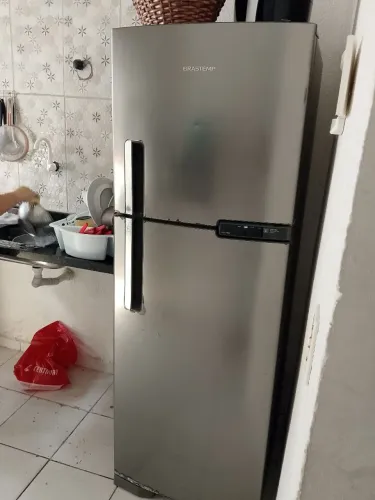 Geladeira Brastemp Frost Free inox