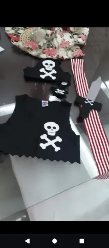 Fantasia de Pirata Infantil Completa