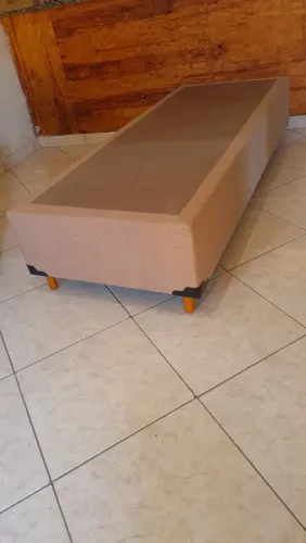 Base para colchão solteiro em linho, super resistente, direto da fábrica