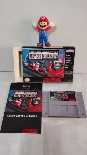 INDY CAR CHALLENGE M.ANDRETTI'S SNES CIB