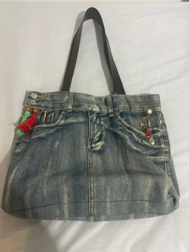 Bolsa feita de jeans