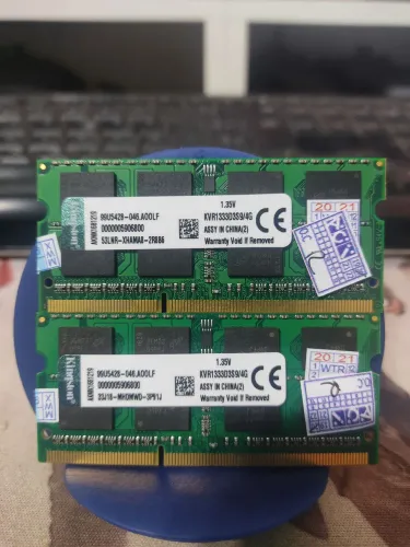 Memórias RAM 8GB 2x4gb DDR3 Kingston