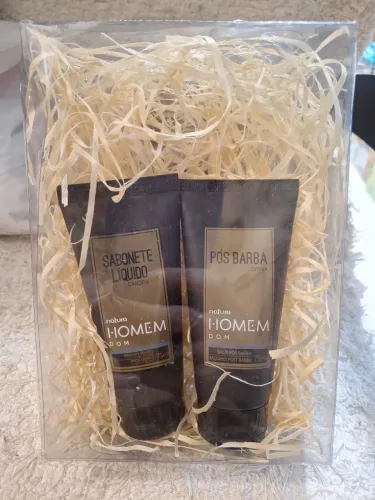 Kit Natura Homem: Sabonete Líquido e Balm Pós Barba