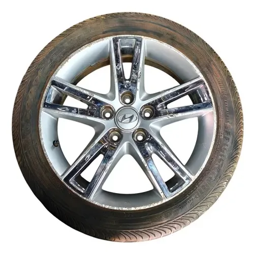 Roda Hyundai Aro 17 2012 Somente A Roda Prateado