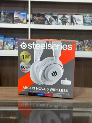 Headset SteelSeries Arctis Nova 5 Wireless - Até 12x sem juros, Loja Física