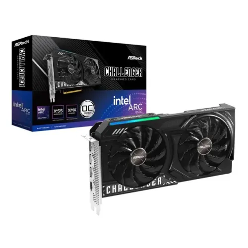 Placa de Vídeo Intel Arc B580 12GB GDDR6 ASRock Challenger OC Dual Fan 192 Bits - WZetta