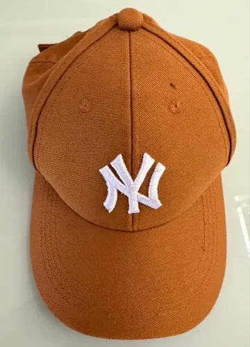 Boné Aba Curva NY New York Yankess Trucker Caramelo