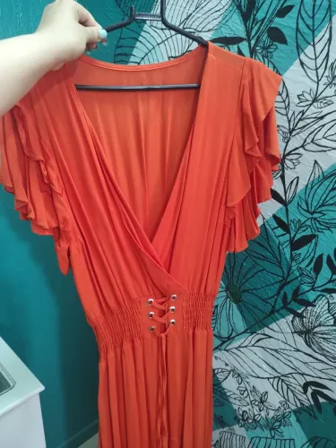 Vestido Linho e Viscose M