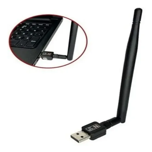 Adaptador Antena Wifi Receptor Internet usb pc e notebook