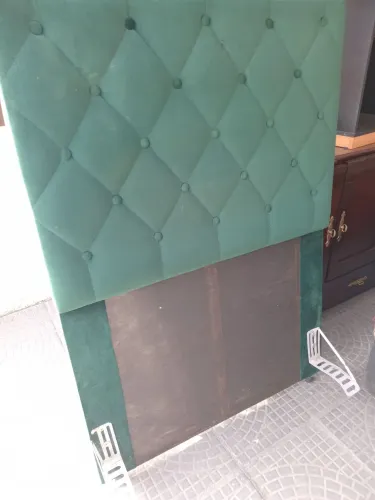 Cabeceira de cama box solteiro. (Entrego)