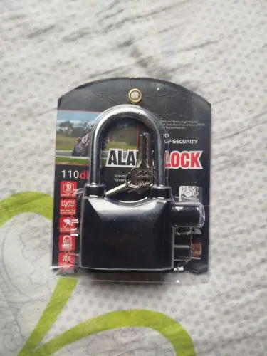 Cadeado antifurto com alarme 
