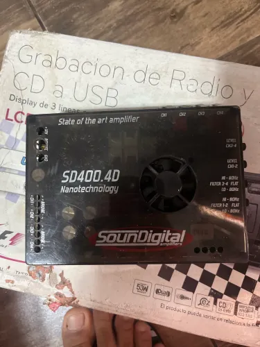 Amplificador Soundigital SD400.4D (4 Canais) - Classe D Nanotechnology