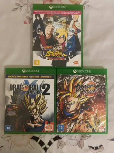     Lote Dragon Ball + Naruto Xbox One