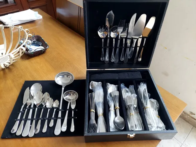 Faqueiro inox 107 peças