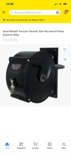 Varal Retrátil Recolhível