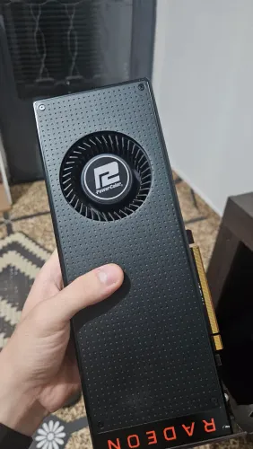 Placa de Vídeo AMD VEGA 64 8GB Power Color